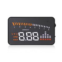 SEANFAR 3" X5 Car Windshield HUD Multi-function Head Up Display with OBD2 Interface Speed Fatigue Warning KM/h RPM MPH Fuel Consumption