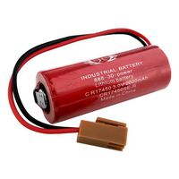 Replacement Sanyo CR17450SE-R 3V 2000mAh Li-ion PLC Industrial Battery w/Resistor/Plug.