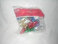 Merry Brite Holiday Bows, 12 Count