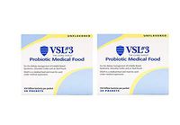 VSL#3 Unflavored Powders | 450 Billion CFU - Probiotic Medical Food for The Dietary Management of Ulcerative Colitis (UC) - 2 Pack