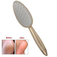 Lesirit Professional Colossal Pedicure Rasp Foot File Callus Remover with Comfortable Handle from (D, Champagne Gold)