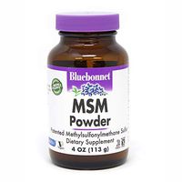 Bluebonnet Nutrition MSM Powder, 4 Ounce, Pack of 1