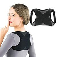Lzour Back Posture Corrector for Men & Women - Clavicle Support Device for Thoracic Kyphosis and Providing Pain Relief from Back Neck & Shoulder,L