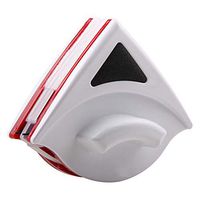 WXKER Double-sided Window Cleaner Glass Wiper Magnetic Cleaning Tools, Window Cleaning Tools with Ergonomic Handle Design for High-rise Single Double Glazed Windows Thickness 0.3"-0.8" and 1.5''-2.4''