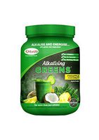 Super Greens - Pineapple Coconut 1kg | Alkalizing Vegan Green Powder Superfood Supplements | with Prebiotics and Probiotics | 20 Greens Superfoods | Green Juice Supplement | 100 Servings