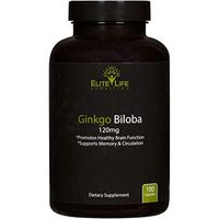 Ginkgo Biloba 120mg - Max Strength - Best Ginkgo Biloba Leaf Extra For Men And Women - Supports Brain Health, Memory, And Circulation Now - Nature's Super, Smart, Pure, And Natural Herb - 100 Capsules