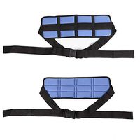 Qkiss Adjustable Seat Safety Belt, Single Double Seat Safe Belt for Wheelchair, for Patient Care, Elderly