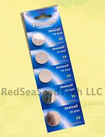 T&E Cr2016 Lithium Coin Cell Remote / Watch Battery (Pack of 5 Batteries)