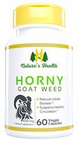 Horny Goat Weed, Promotes Natural Libido Support, Enhances Energy & Focus, Naturally Sparks Sexual Desire, Epimedium, Yin Yang Huo, 60 Veggie Capsules, 800 MG Per Serving, Nature's Health