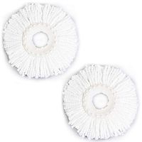 Casart 2PCS Mop Micro Head Replacement, 360° Spin Mop Head for Magic Mop