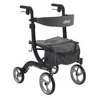 Drive Nitro Euro Style Rollator Rolling Walker, Black, Model - RTL10266BK