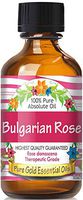 Pure Gold Bulgarian Rose Absolute Essential Oil, 100% Natural & Undiluted, 60ml