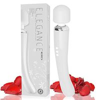 Therapeutic Personal Massager - Handheld Cordless and Powerful Wand - 8 Speeds 20 Vibrating Patterns - USB Rechargeable - Magic Recovery Effect for Women and Men, Body, Neck, Back & Shoulders