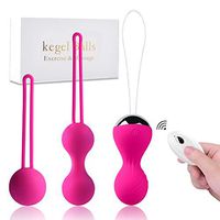 Kegel Balls Exercise for Women - Beginners & Advanced Pelvic Floor Tightening Products, Ben Wa Balls for Regaining Bladder Control (Pink)