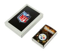 Zippo NFL Pittsburgh Steelers Street Chrome Pocket Lighter