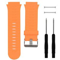 QGHXO Band for Garmin Forerunner 920XT, Soft Silicone Replacement Watch Band Strap for Garmin Forerunner 920XT GPS Watch, Fits 5.9 inches-8.26 inches Wrist