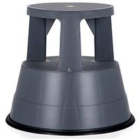 Potty Training Toilet Stool, PP Step Stool with Non-Slip Rubber Platform Loaded Wheels Compact Step Ladder