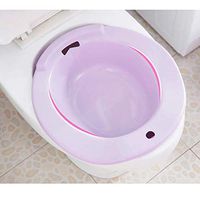GAS-ZUOBIANQI Sitz Bath, Over The Toilet Perineal Soaking Bath for Hemorrhoid Perineal Treatment Soothes
