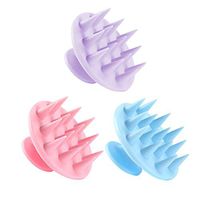lllteri Shampoo Scalp Massage Shower Brush, Hair Scalp Massager Wet and Dry Shampoo Silicone Brush Soft Portable Head Care Massager