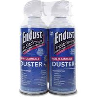Endustamp;reg; 248050 - Compressed Gas Duster, 2 10OZ CANS/Pack