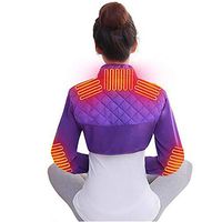 ZWPY Heated Shoulder Support Brace, with Auto Shut Off and Fast Heating, Electric Massage Heating Pad for Delivers Penetrating Soothing Heat,XXL