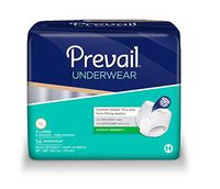 Prevail Underwear, Super Plus, X-Large Case of 56 (4 bags of 14s)