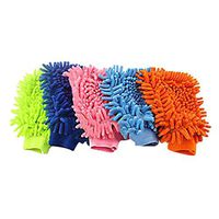 SoundsBeauty 1 Piece Super Microfiber Car Truch Wash Washing Single Sided Anti-Scratch Cleaning Glove Random Color