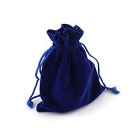 PIXNOR 10pcs 9 x 12cm Velvet Drawstring Gift Bag Pouch for Candy Jewelry Wedding