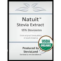 40 gr (1.6 oz) 1,000 serv. # Free Shipping # Stevia Extract 95% + Seeds | NATUIT