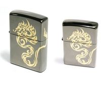 Zippo Tigon Black Ice Lighter Made in USA/Genuine and Original Packing