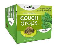 Herbion Naturals Herbal Cough Drops with Mint Flavor 18 Drop Counts (6 Packs of 18 Counts)