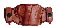 Tagua Ruger LC9 with Crimson Trace Laser Quick Draw Belt Snap Holster, Brown, Left