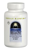 Source Naturals Mega-One Multiple No Iron Tablet, 30 Count