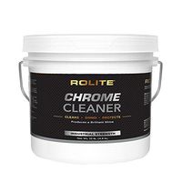 Rolite Chrome Cleaner (10lb) for All Chrome Plated Surfaces. Motorcycles, Automobiles, Boats, RVs, Bumpers and Much More