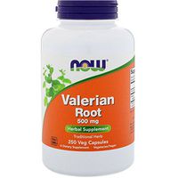 Valerian Root, 500 mg, 250 Caps by Now Foods (Pack of 3)