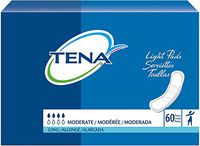 Special 3 packs of TENA Moderate Long Pads - 60 per pack - SCA Personal Care 41409