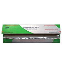 Disposable Aluminum Foil, 750 Square Feet Commercial Grade for Grilling, Roasting, Baking(11.8"x254.3YDS)