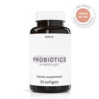 ESTORA Probiotic Digestive Enzyme Shelf Stable Vegan Supplement (30 Soft Gel Capsules)