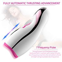 USB Rechargeable Automatic Piston Telescopic Rotation Handsfree 5 Modes 10 Speeds Sleeve Stroker Men Oral S(exy Adult Toy for Male, Electric Sexy Underwear Device for Men