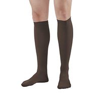 Ames Walker AW Style 100 Men's Dress 20 30mmHg Firm Knee High Socks Brown MED