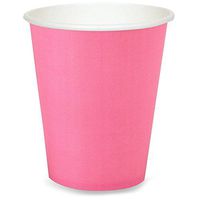 Creative Converting Touch of Color Paper Hot/Cold Party Cup, Candy Pink (24 Cups)