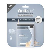 Craving Relief Toothpicks with Activating Tingle to Replace Cigarettes, Vaping, Keeps Mouth Clean & Fresh, Perfect for Smokers & Non-Smokers (Plain, 1 Pack)