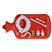 Coffee Enema Bag Kit - Enema at Home Water & Coffee Colon Cleansing Kit BPA Free Hot-Water Bag (2 Quart), 5 Foot Long Hose