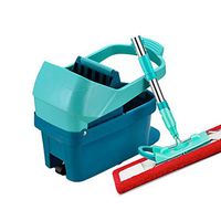 LIUFS-Mop Head Cleaning Tool Four Drive Rotating Mop Bucket Mop Free Hand Lazy Mop Home Cleaning Wood Floor Tile Tow (Color : Blue)