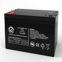 Hoveround XHD 12V 75Ah Wheelchair Battery - This is an AJC Brand Replacement