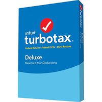 Intuit 428970 Turbotax Deluxe Fed, State, E-File 2016, Old Version, for Pc/Mac, Traditional Disc