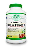 Organika Flaxseed Oil 1000MG, 180 SOFTGEL