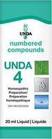 UNDA - UNDA 4 Numbered Compounds - Homeopathic Preparation - 0.7 fl. oz.