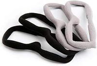 NIDICI Upgraded Faceplate Foam for Fatshark Goggles Soft Pads RC FPV Racing Drone Parts (Pack of 4) Grey and Black