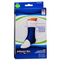 Sportaid Ankle Brace, Neoprene Blue Large 1 Each by Scott Specialties (Pack of 2)